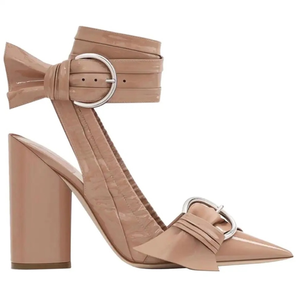 🚨SOLD🚨  Dior Conquest Nude Patent Leather